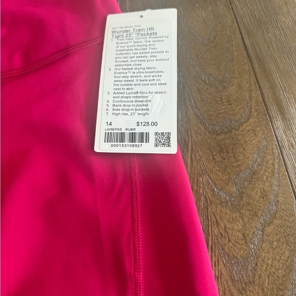 Lululemon NWT Wunder Train HR Leggings ***** - Picture 6 of 6